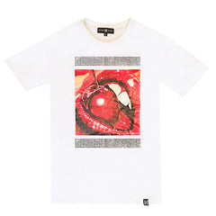 Cherry Bomb White tee