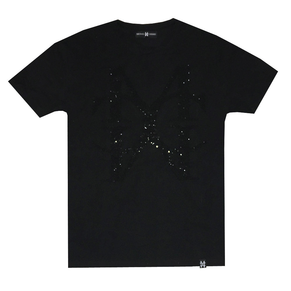 MC Jumbo Crystal Logo Black tee