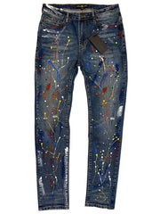 Paint Splatter Jean