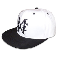 White/Black snapback Hat