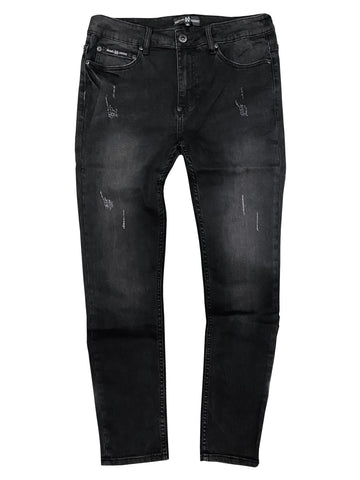 Stealth Black washed jean